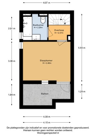 Floorplan - De Kuinder 24, 3448 DR Woerden